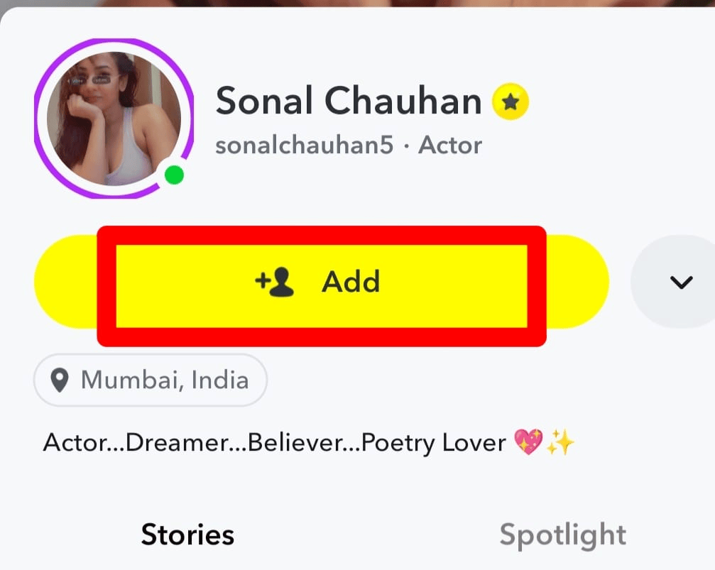 By mention Friends Add option image snapchat