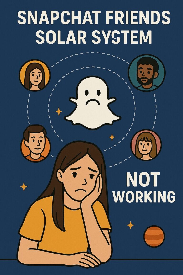 snapchat solar system not working