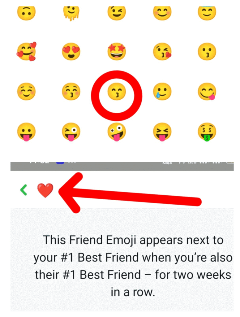 Select emojis, snapchat images